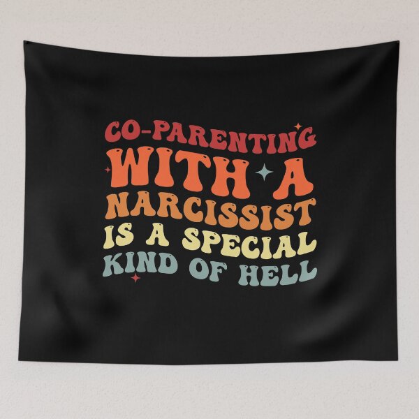 Item preview, Co-Parenting With A Narcissist Is A Special Kind Of Hell designed and sold by Amineharoni.