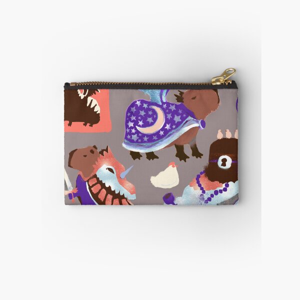 Item preview, dragon capybaras and chickens protecting a treasure designed and sold by guilhernunes.