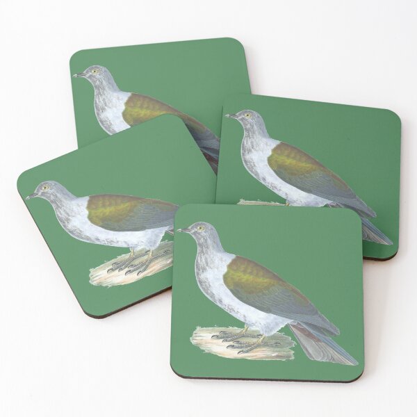 Item preview, Carpophaca Chalybura Vintage Dove Color Lithograph designed and sold by ElegantTeaTime.