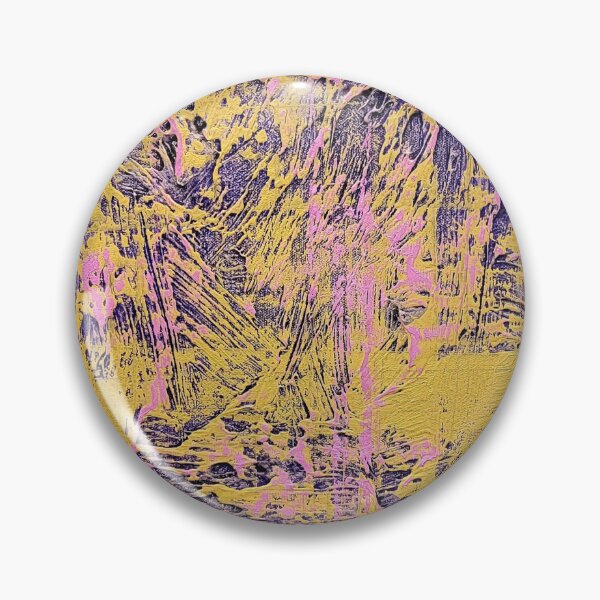 Aperçu de l'œuvre Violet jaune rose et or créée et vendue par WesEaryArt.