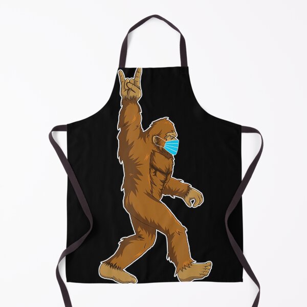 Item preview, Bigfoot Rock On Wearing Mask Ew People Social Distance designed and sold by RyanYasumo.
