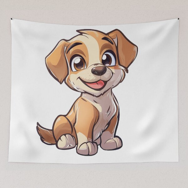 Item preview, Cute cartoon dog designed and sold by Stickermagician.