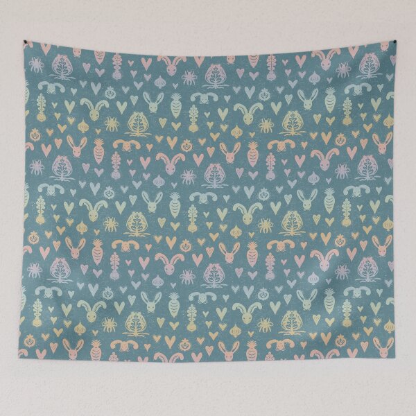 Item preview, Garden Things - Peacock + Rainbow Sorbet designed and sold by Irene Estelle.