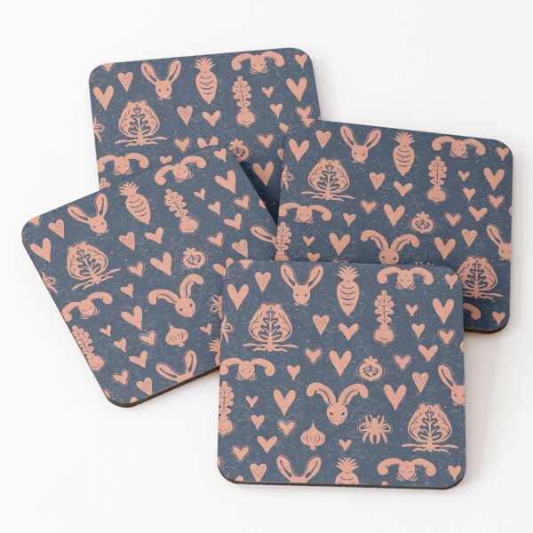 Item preview, Garden Things - Dusk + Coral designed and sold by Irene Estelle.