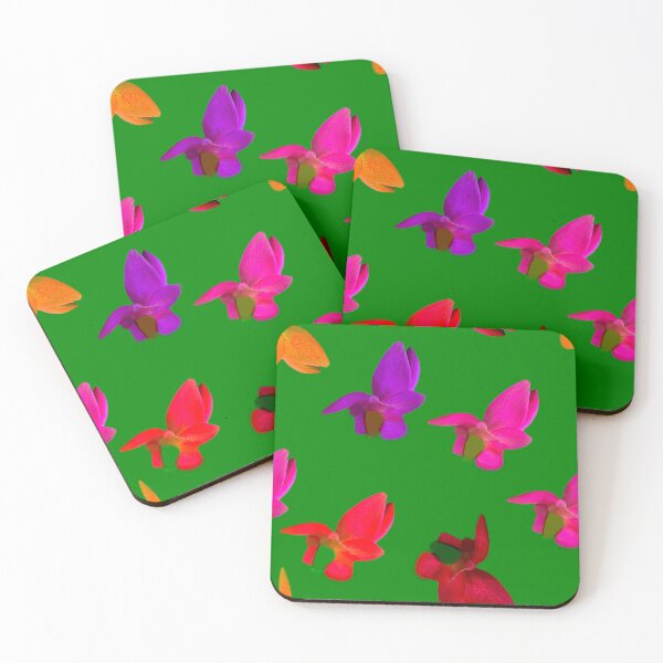 Item preview, Beautiful Colorful Christmas Cactus - Floral Photography - Repeating Pattern designed and sold by Victoria Rose.