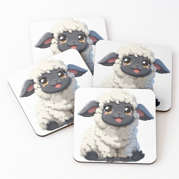 Item preview, Cute cartoon sheep designed and sold by Stickermagician.