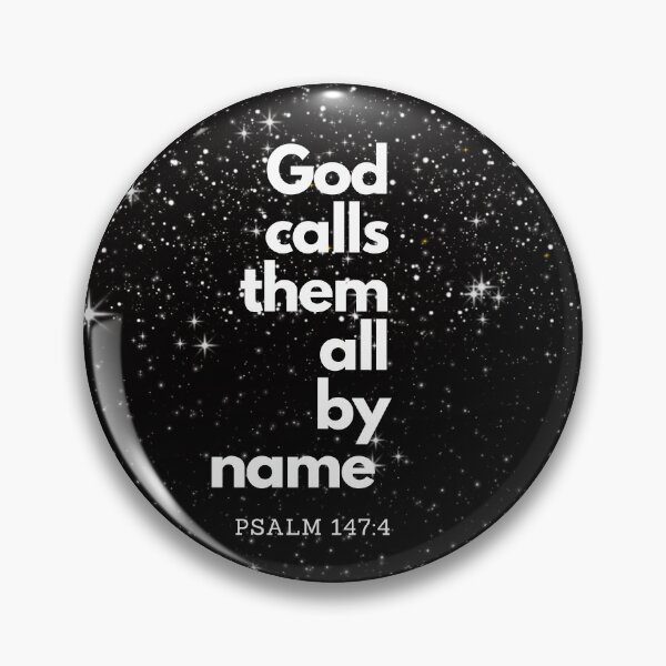 Item preview, God Calls the Stars by Name Black and White Psalms 147:4 designed and sold by Neeshki.