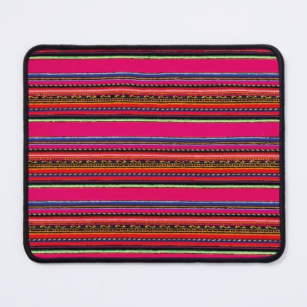 Item preview, Bright pink maximalist decor boho chic poncho serape blanket designed and sold by T-Mex.