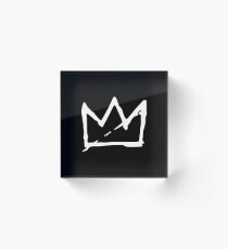 WHIT BASQUIAT CROWN Acrylic Block