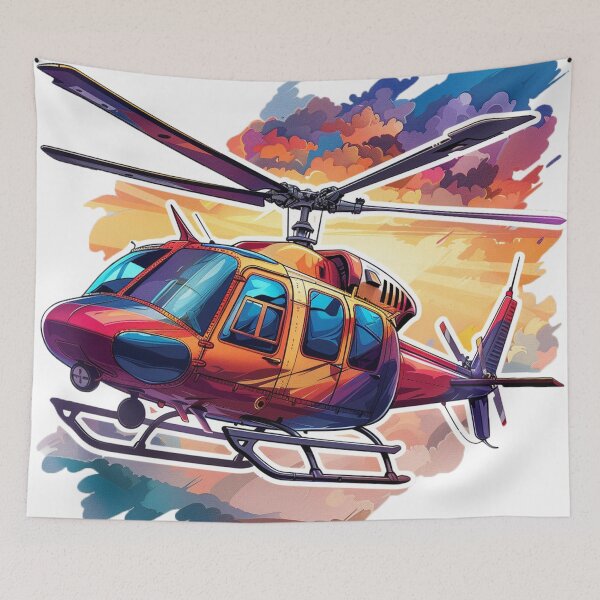 Item preview, helicopter designed and sold by Stickermagician.