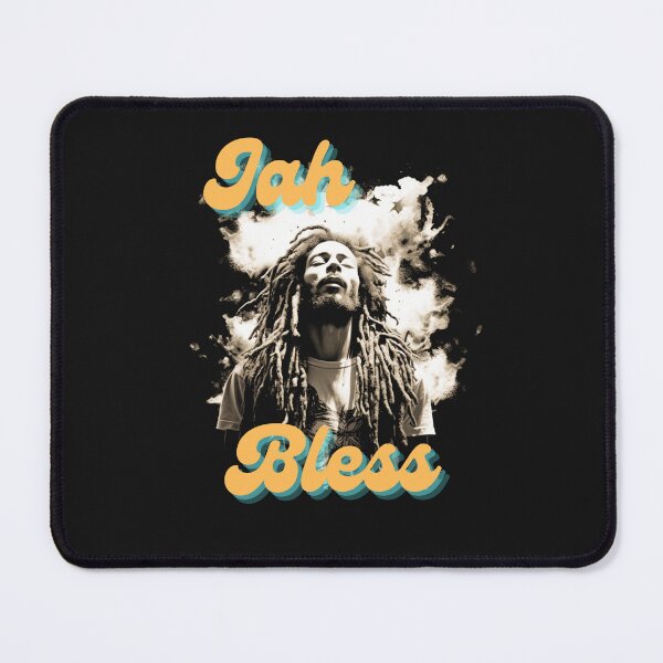 Item preview, Rasta vibes "jah Bless" retro graphic designed and sold by The Poster Emporium.