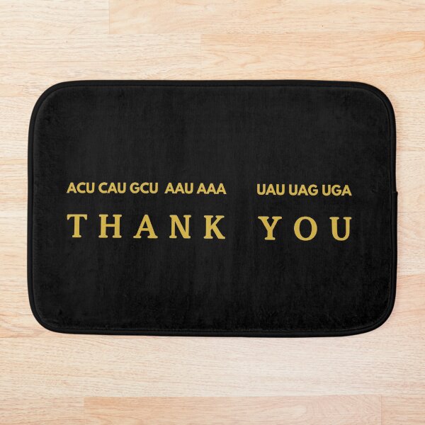 Item preview, Thank you in genetic code designed and sold by Science Store.