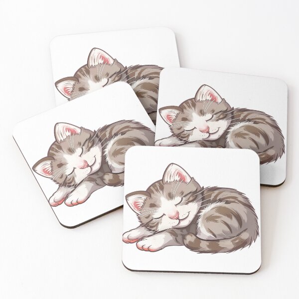 Item preview, Cute cartoon kitten designed and sold by Stickermagician.