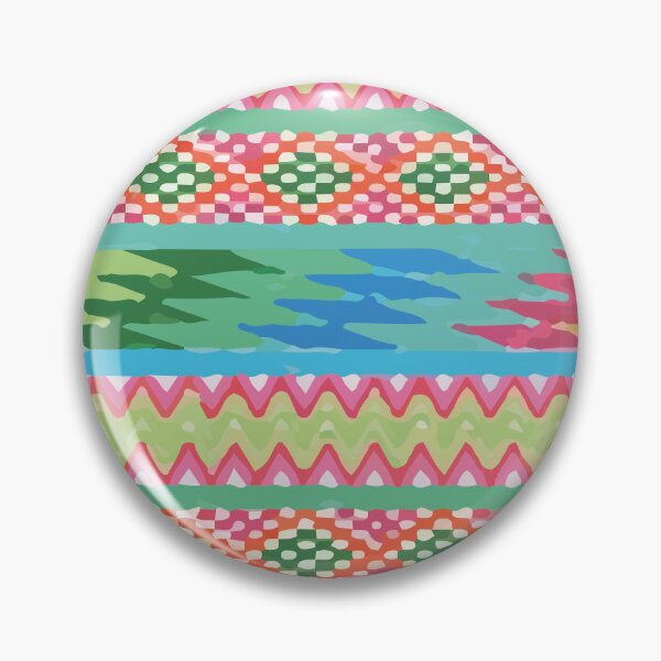 Item preview, Maximalist decor multicolor embroidered folk art dopamine decor ethnic hand stitch textile designed and sold by T-Mex.