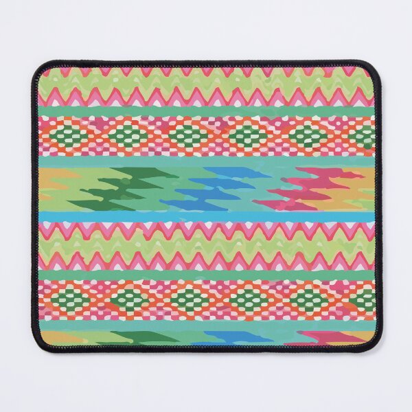 Item preview, Maximalist decor multicolor embroidered folk art dopamine decor ethnic hand stitch textile designed and sold by T-Mex.