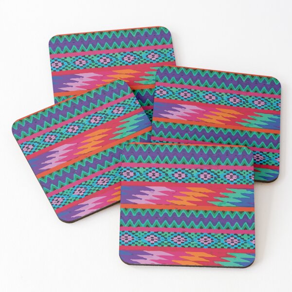 Item preview, Maximalist decor multicolor embroidered folk art dopamine decor vibrant textile designed and sold by T-Mex.