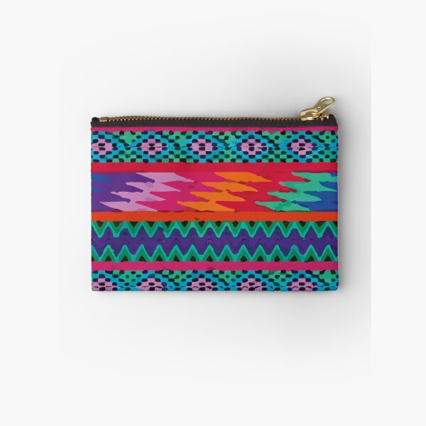 Item preview, Maximalist decor multicolor embroidered folk art dopamine decor vibrant textile designed and sold by T-Mex.