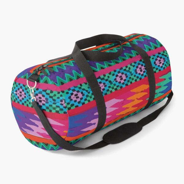 Item preview, Maximalist decor multicolor embroidered folk art dopamine decor vibrant textile designed and sold by T-Mex.