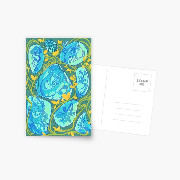 Gemstone Menagerie Postcard