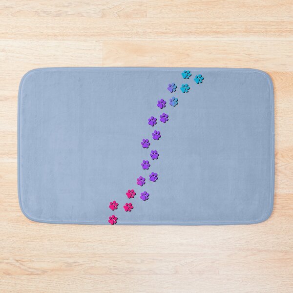 Item preview, Pawsitivily Adorable Androgynous Pride Flag Paw Prints, Androgyne Pride Design designed and sold by Travelslightly.