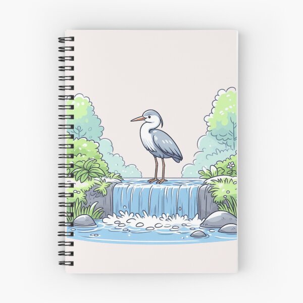 Item preview, Falling Water Heron designed and sold by LemuellTrends.