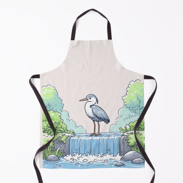 Item preview, Falling Water Heron designed and sold by LemuellTrends.