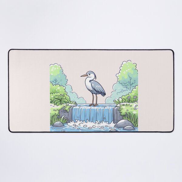 Item preview, Falling Water Heron designed and sold by LemuellTrends.