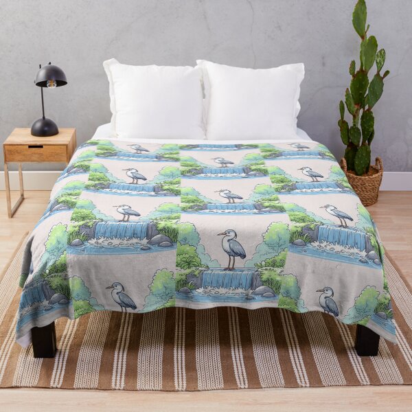 Item preview, Falling Water Heron designed and sold by LemuellTrends.