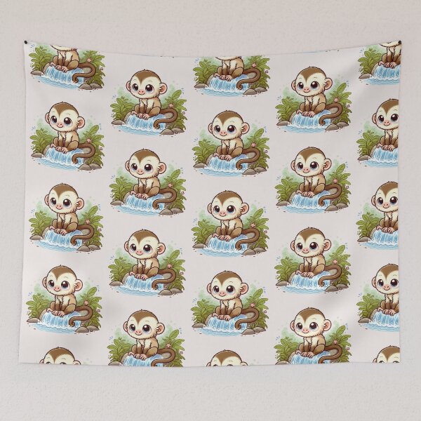 Item preview, Falling Water Monkey designed and sold by LemuellTrends.