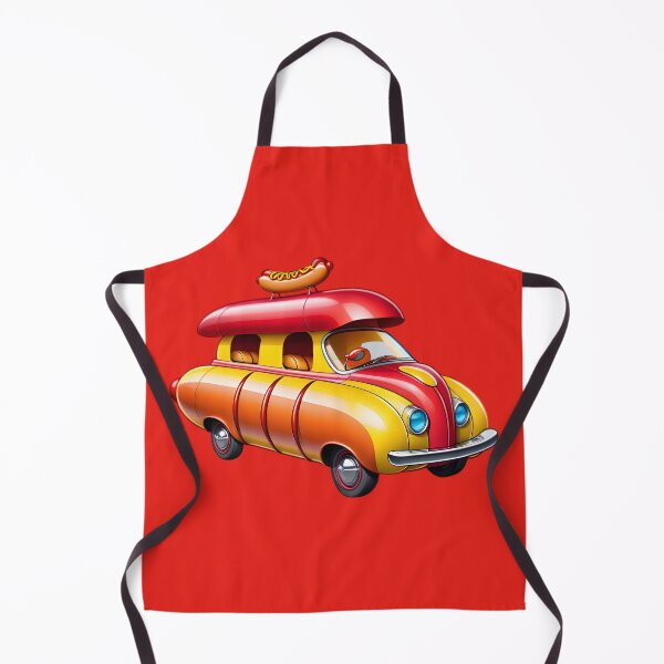 Item preview, Funny Concept Cartoon Hotdog Car designed and sold by TheArtOfPat.