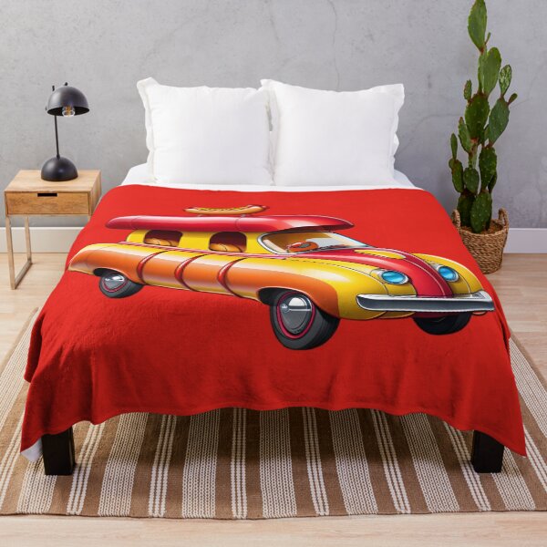 Item preview, Funny Concept Cartoon Hotdog Car designed and sold by TheArtOfPat.