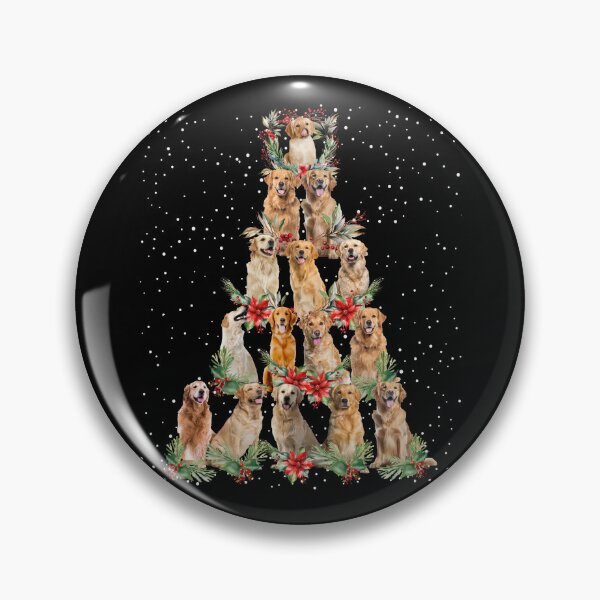Artikelvorschau, Golden Retriever Christmas Tree Pet Golden Retriever Gear entworfen und verkauft von DynamicDesign.