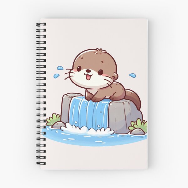 Item preview, Falling Water Otter designed and sold by LemuellTrends.
