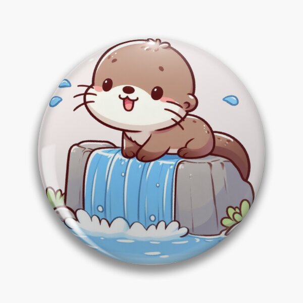 Item preview, Falling Water Otter designed and sold by LemuellTrends.