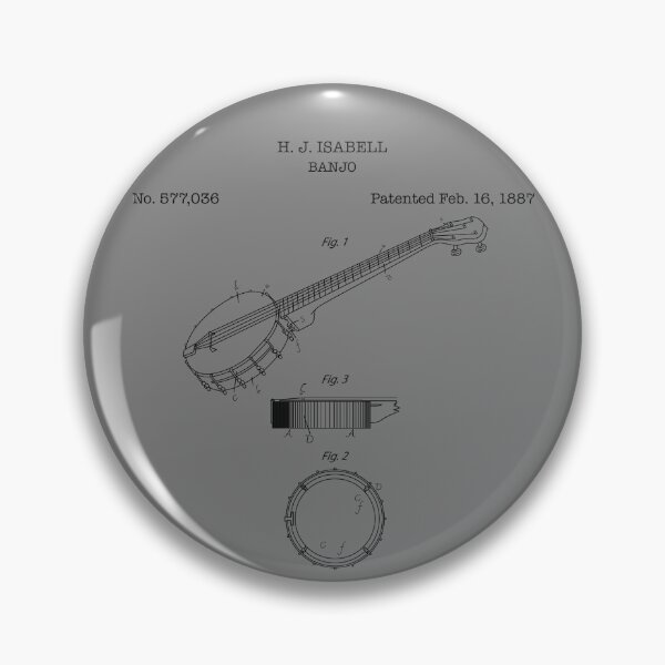Item preview, Banjo Patent Banjo Player Bluegrass Music Banjo Gear designed and sold by DynamicDesign.
