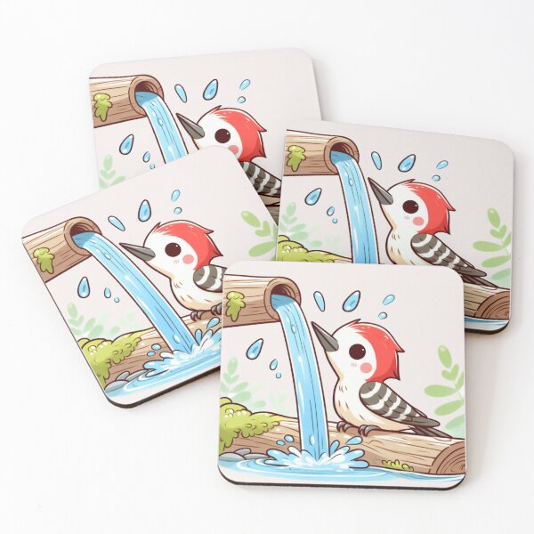 Item preview, Falling Water Woodpecker designed and sold by LemuellTrends.