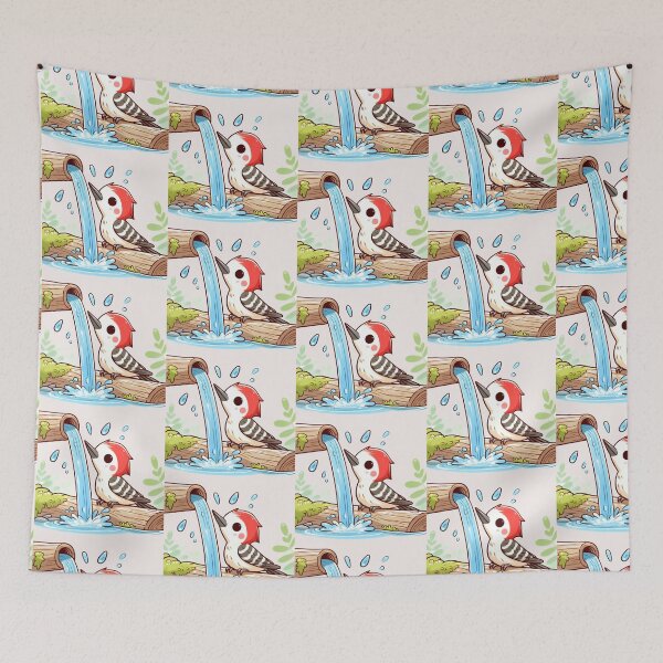 Item preview, Falling Water Woodpecker designed and sold by LemuellTrends.