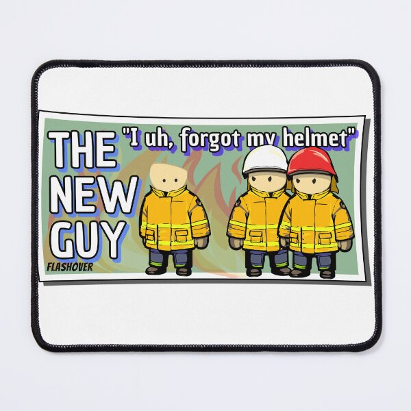 Item preview, Uh boss, I forgot my helmet... designed and sold by Flashover.
