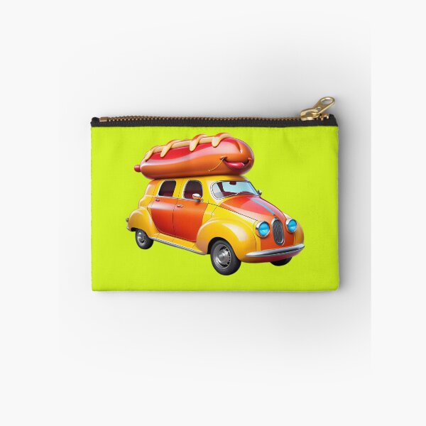 Item preview, Funny Concept Cartoon Hotdog Car designed and sold by TheArtOfPat.