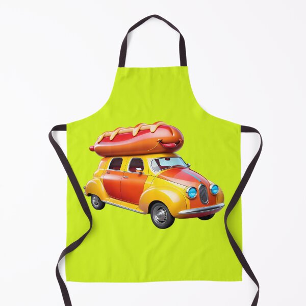 Item preview, Funny Concept Cartoon Hotdog Car designed and sold by TheArtOfPat.