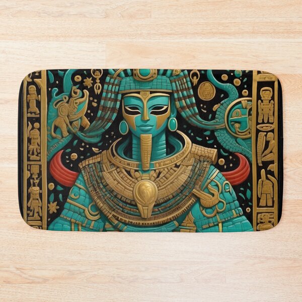 Item preview, Turquoise Gods - God No.1 designed and sold by Serge Averbukh Art Studio.