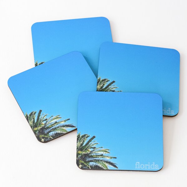 Item preview, florida’s finest | palm trees and blue skies designed and sold by ValerieJonneArt.
