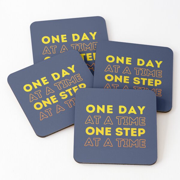 Item preview, One Day at a time, One Step at a time designed and sold by ParenthoodPuns.