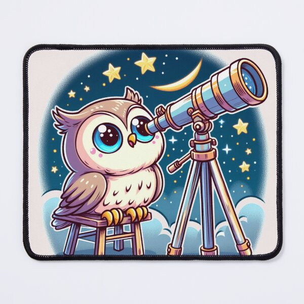 Item preview, Telescope Owl designed and sold by LemuellTrends.