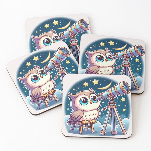 Item preview, Telescope Owl designed and sold by LemuellTrends.