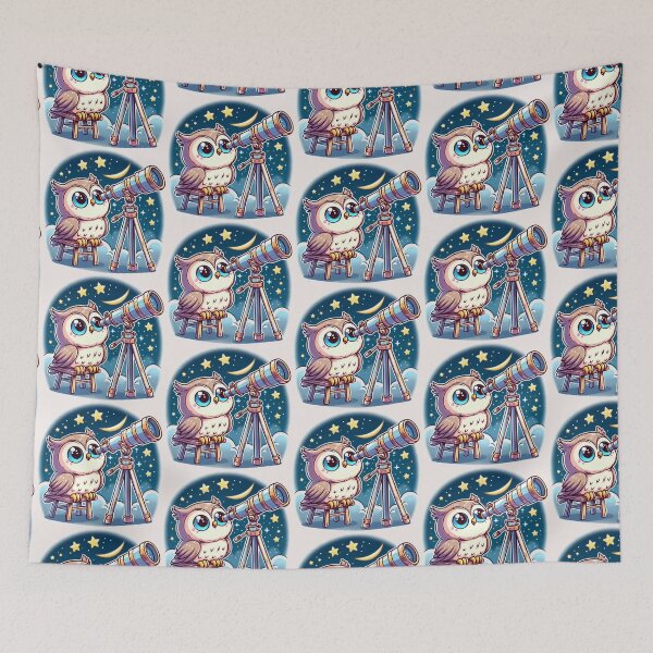 Item preview, Telescope Owl designed and sold by LemuellTrends.