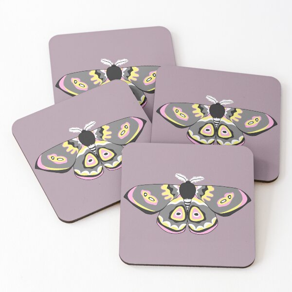 Item preview, Queerplatonic Pride Moth  designed and sold by Fave101.