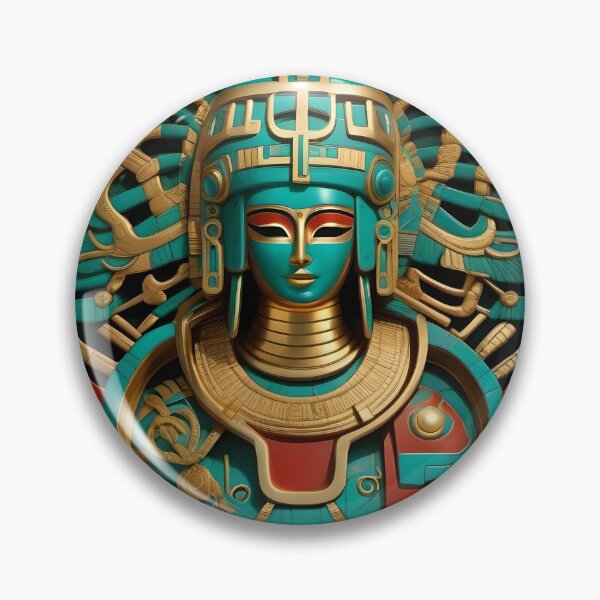 Item preview, Turquoise Gods - God No.2 designed and sold by Serge Averbukh Art Studio.