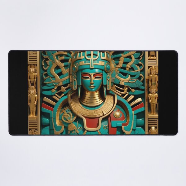 Item preview, Turquoise Gods - God No.2 designed and sold by Serge Averbukh Art Studio.