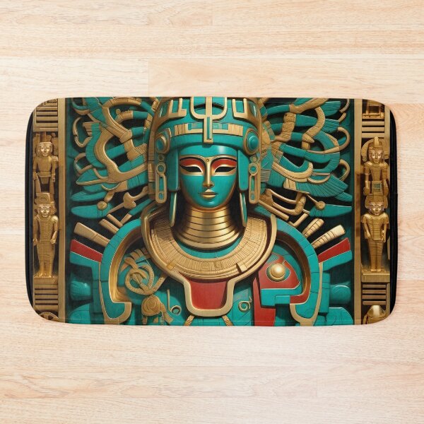 Item preview, Turquoise Gods - God No.2 designed and sold by Serge Averbukh Art Studio.